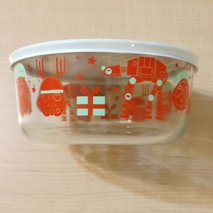Star Wars Christmas Pyrex Glass Food Storage Container Bowl